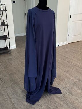 Floor-length Gown Periwinkle Blue Size XXL
